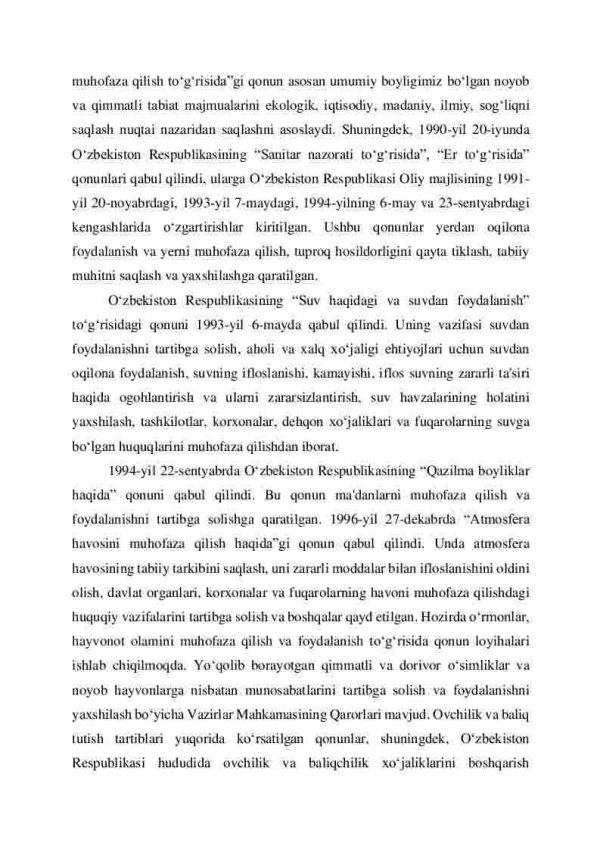 Tabiatni muhofaza qilishning tashkiliy va huquqiy asoslari - Image 4