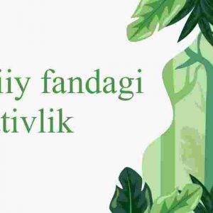 Tabiiy fandagi kreativlik