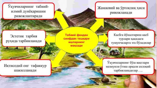 Tabiiy fanlarni o'qitishda darsdan va sinfdan tashqari ishlar - Image 4