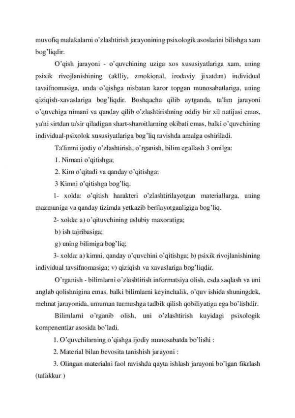 Ta'lim psixologiyasi - Image 3