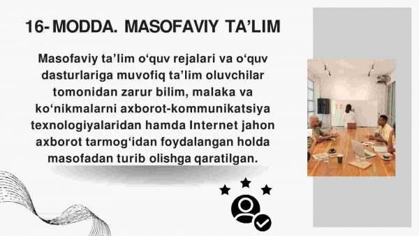 Ta'lim to’g’rsidagi qonun ta' lim shakllari - Image 3
