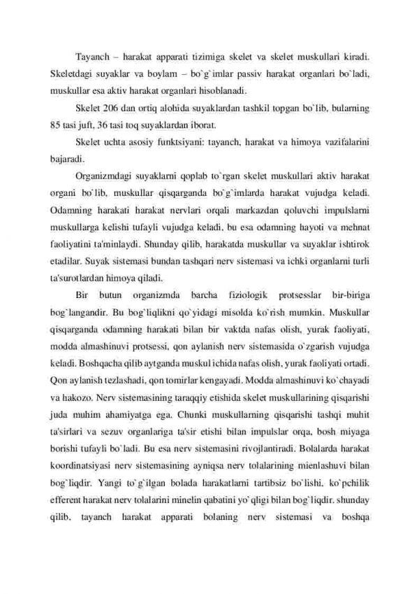 Tayanch - harakat tizimining yosh xususiyatlari va gigiеnasi - Image 2