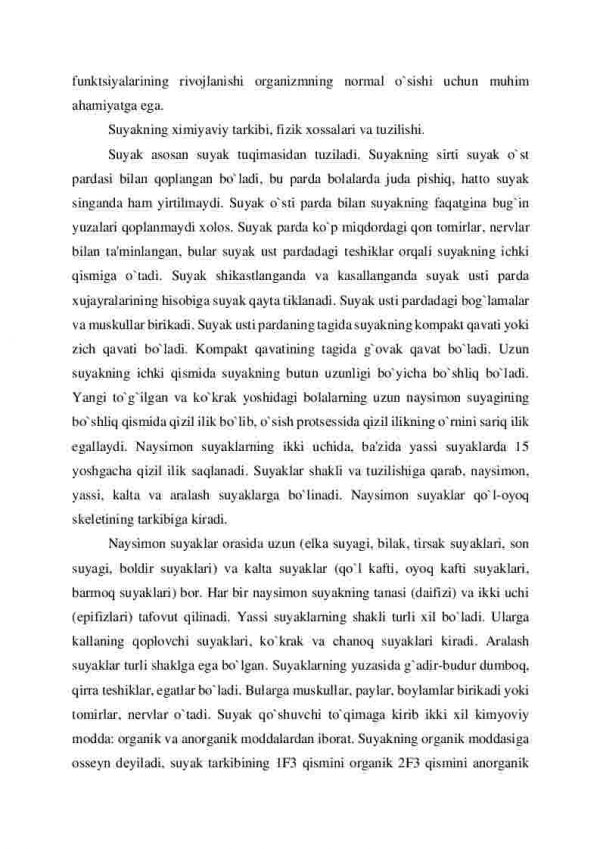 Tayanch - harakat tizimining yosh xususiyatlari va gigiеnasi - Image 3