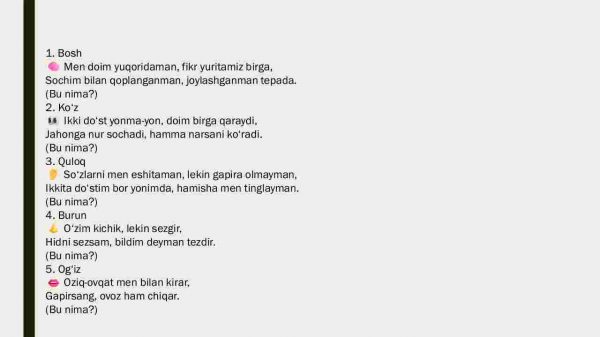 Yosh bolalar uchun topshiriqlar - Image 2