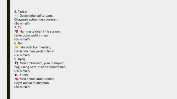 Yosh bolalar uchun topshiriqlar - Image 3