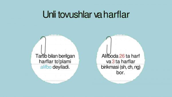 Tovushlar va harflar bo'limi - Image 2