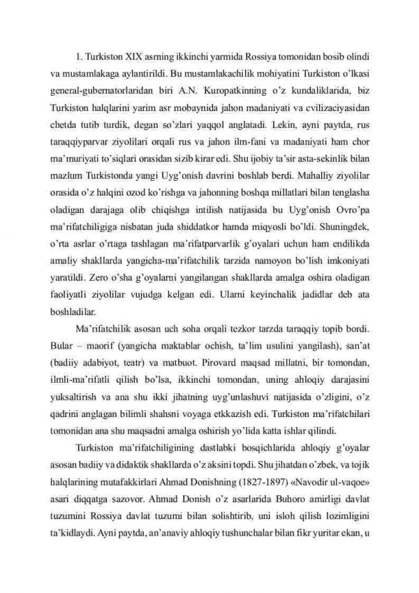 Turkiston ma’rifatchi-jadidlarining ahloqiy qarashlari - Image 2