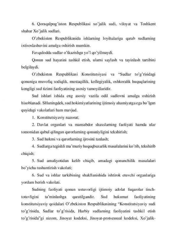 O’zbеkiston rеspublikasida sud hokimiyatining konstitutsiyaviy asoslari - Image 3