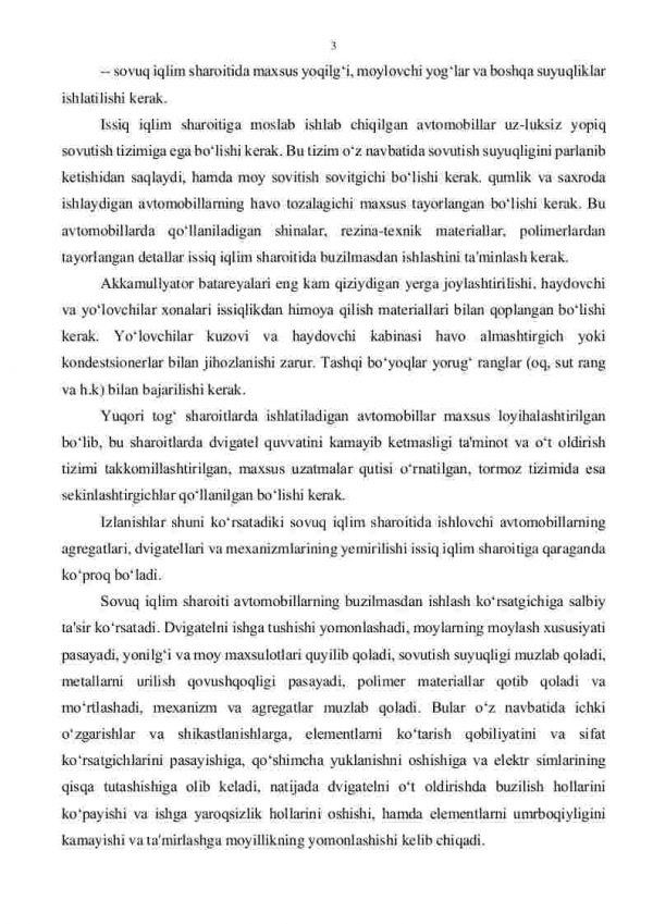 Yer usti transporti vositalarini ekstremal sharoitilarda ekspluatatsiya qilish - Image 3
