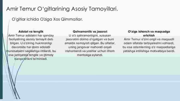 Amir Temur o‘gitlarining tarbiyaviy ahamiyati - Image 4