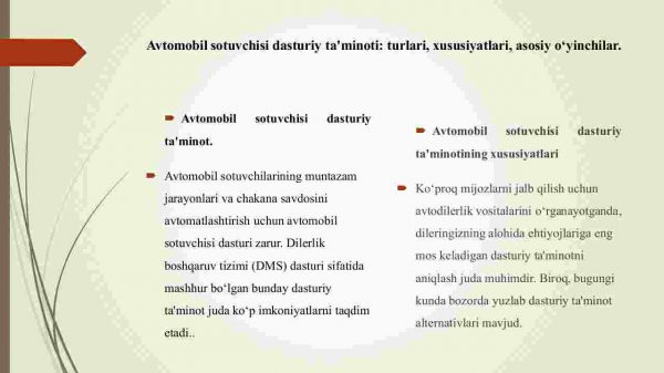 “Avtosalonda avtomobil sotib olish” axborot tizmi uchun dasturiy taminot ishlab chiqish - Image 3