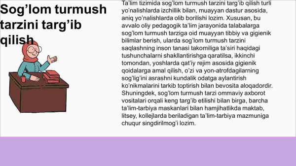 Boshlang'ich sinf o'quvchilarida sog'lom hayot tarzini shakllantirish - Image 2