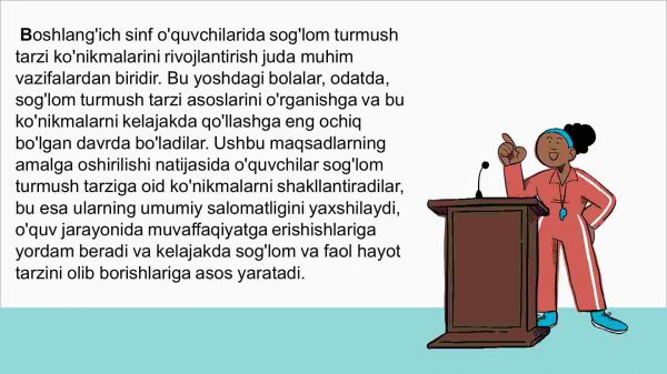 Boshlang'ich sinf o'quvchilarida sog'lom hayot tarzini shakllantirish - Image 3