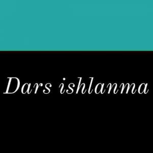 Dars ishlanma