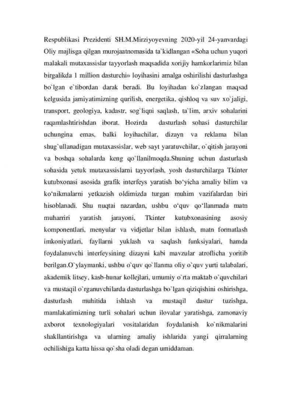 Tkinter yordamida matn muharriri yaratish - Image 3
