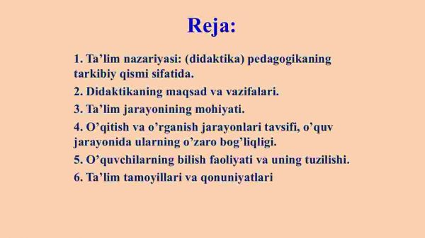Didaktika – pedagogik ta’lim nazariyasi - Image 2