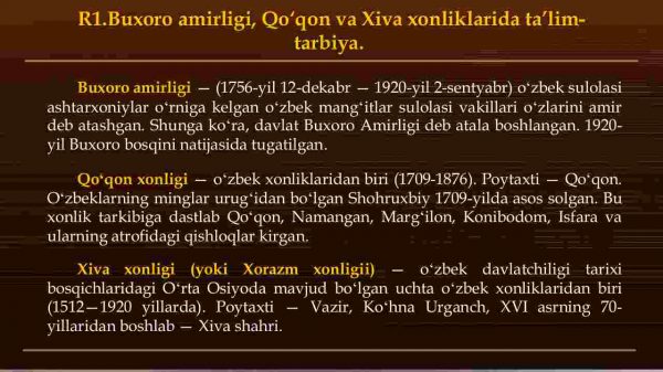 Eng qadimgi davrlardan XVI asrgacha ayollar ta’lim va tarbiyasi mazmuni. XVII asrdan XIX asrning yarmigacha tarbiya, maktab va pedagogik fikrlar rivoji​ - Image 3
