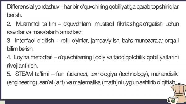 Fan va meta predmet pedagogik texnologiyalari - Image 4