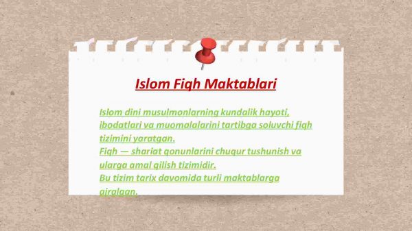 Islom fiqh maktablari