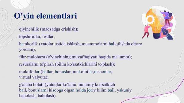 Gamifikatsiya o'qitishda​ o'yinga asoslangan o'rganish foydali o'yin-kulgidi - Image 4
