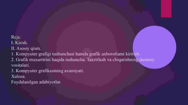 Grafik axborotlarni kiritishning maxsus vositalari - Image 2