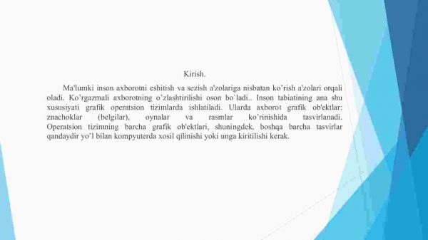 Grafik axborotlarni kiritish, taxrirlash va chiqarishning dasturiy vositalari - Image 3