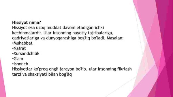 Xissiyot va emotsiya - Image 3