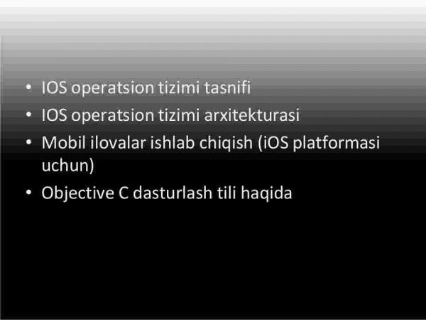 IOS mobil operatsion tizimi - Image 2