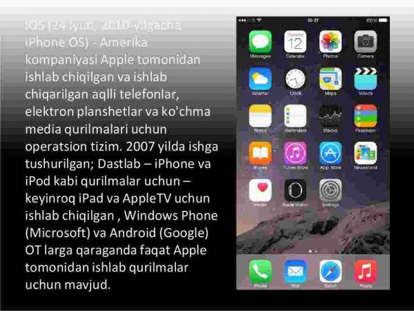 IOS mobil operatsion tizimi - Image 3