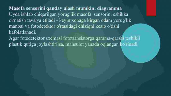 Infraqizil  sensoridan foydalanib masofani  o’lovchi tizim ishlab chiqish - Image 3