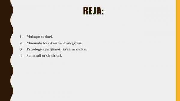 Shaxs insoniy munosabatlar tizimida. Muomala texnikasi va strategiyasi - Image 2