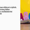 Iqtidorli o'quvchilarni o'qitish. O'quvchilarning bilim ko'nikma va malakalarini tashxis etish​