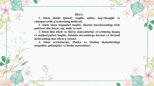 Islom qadriyatlari va ma’rifatining hozirgi davrdagi ahamiyati - Image 2