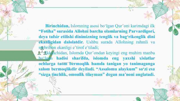 Islom qadriyatlari va ma’rifatining hozirgi davrdagi ahamiyati - Image 4