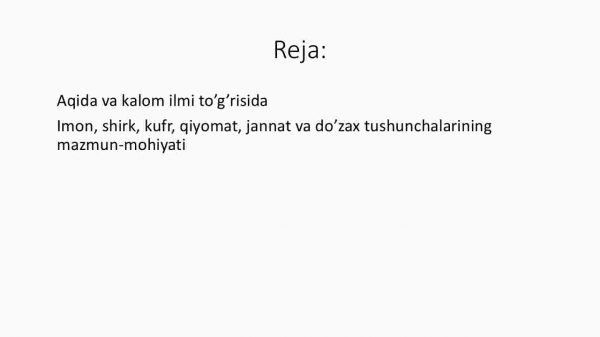 Islom dinining aqidaviy yo’nalishlari va maktablari - Image 2