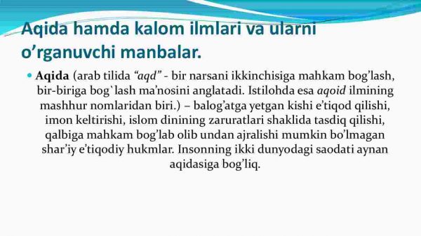 Islom dinining aqidaviy yo’nalishlari va maktablari - Image 3