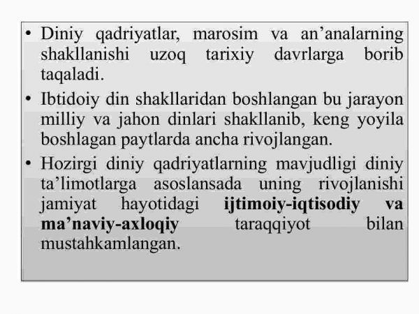 Islom qadriyatlari va ma’rifatining hozirgi​ davrdagi ahamiyati​ - Image 4