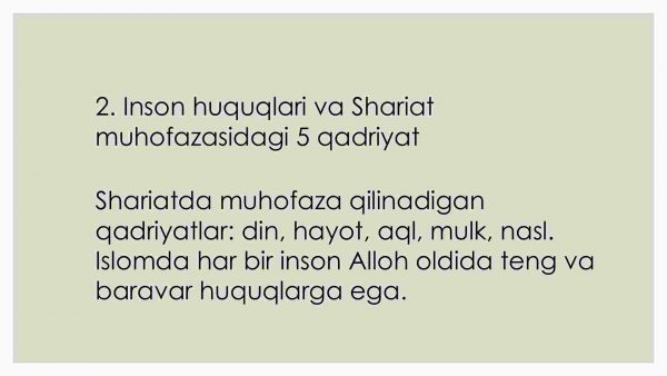 Islom qadriyatlari va ma`rifatning hozirgi davrdagi ahamiyati - Image 3