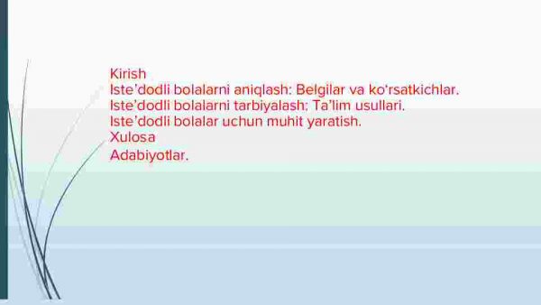 Iste’dodli bolalarni aniqlash va ularni tarbiyalash - Image 2