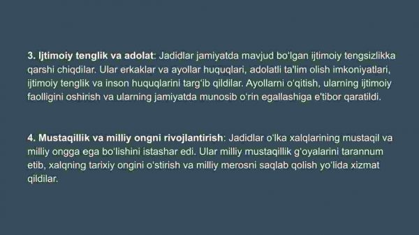 Jadid marifatparvarlarining o'lka ijtimoiy ma'naviy hayotida tutgan o'rni - Image 4