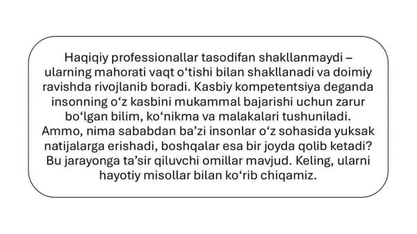 Kasbiy kompetentsiyani rivolantirishga ta'sir qiluvchi omillar - Image 2