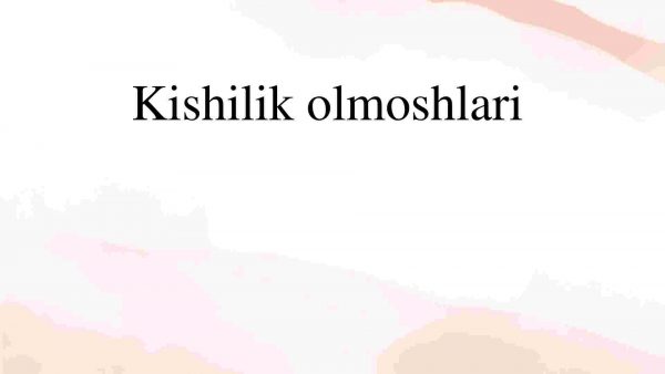 Kishilik olmoshlari