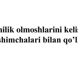 Kishilik olmoshlarini kelishik qo’shimchalari bilan qo’llash