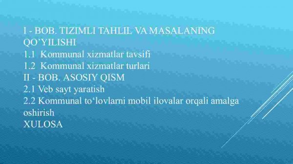 Kommunal xizmatlarni ko’rsatuvchi  shahar haqida axborot beruvchi veb sayt yaratish - Image 2