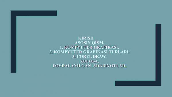 Kompyuter grafikasi turlari: vektorli, rastrli, fraktal grafika - Image 2