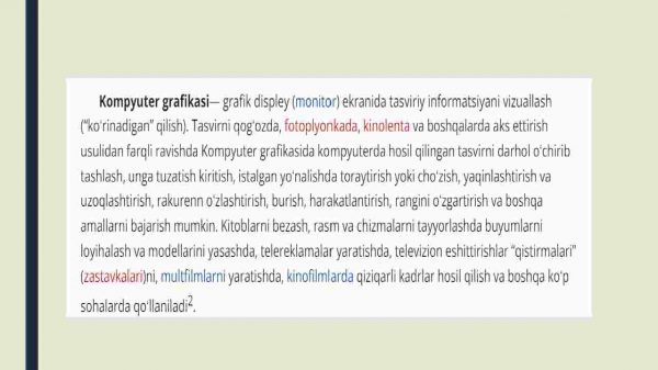 Kompyuter grafikasi turlari: vektorli, rastrli, fraktal grafika - Image 4