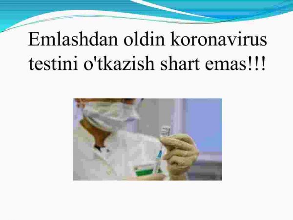 COVID-19  ga qarshi emlash chora-tadbirlari - Image 2