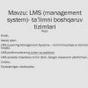LMS (Learning Management Systems — ta’limni boshqaruv tizimlari) - Image 2