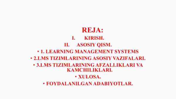 LMS (Learning Management Systems – ta'limni boshqaruv tizimlari) - Image 2