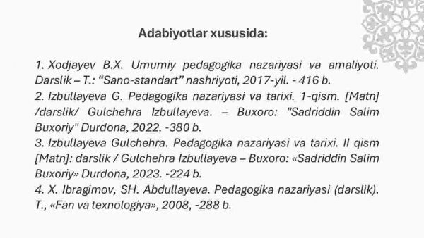 Mafkuraviy tarbiya. Ma’naviy – axloqiy tarbiya. - Image 4
